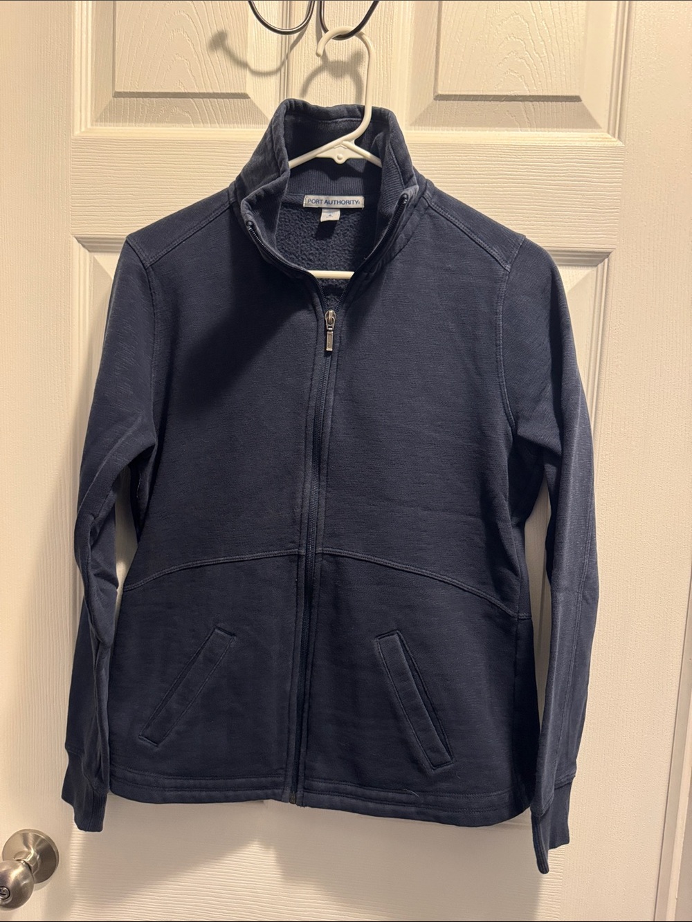 Port Authority Navy Ladies Fleece Jacket